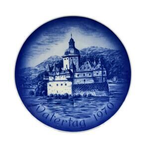 Bareuther 1970 Father's Day Plate 100 Yr Commemorative Vatertag Bavaria